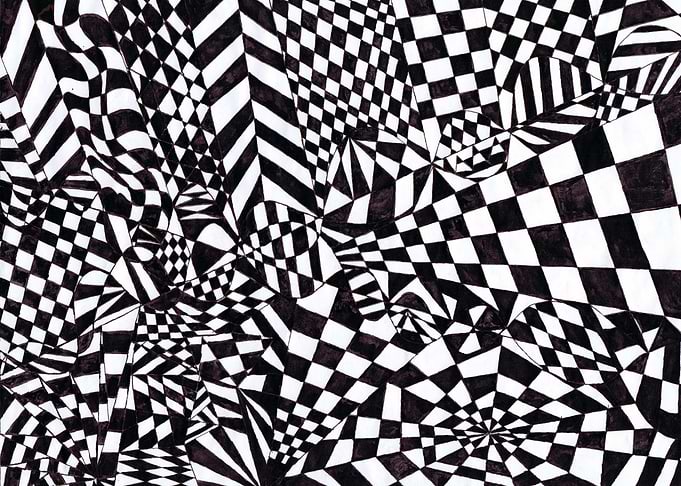 Warped Chessboard Labyrenth