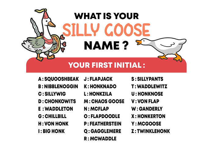 Silly Goose Name Generator