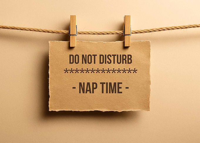 Do Not Disturb Nap Time Sign