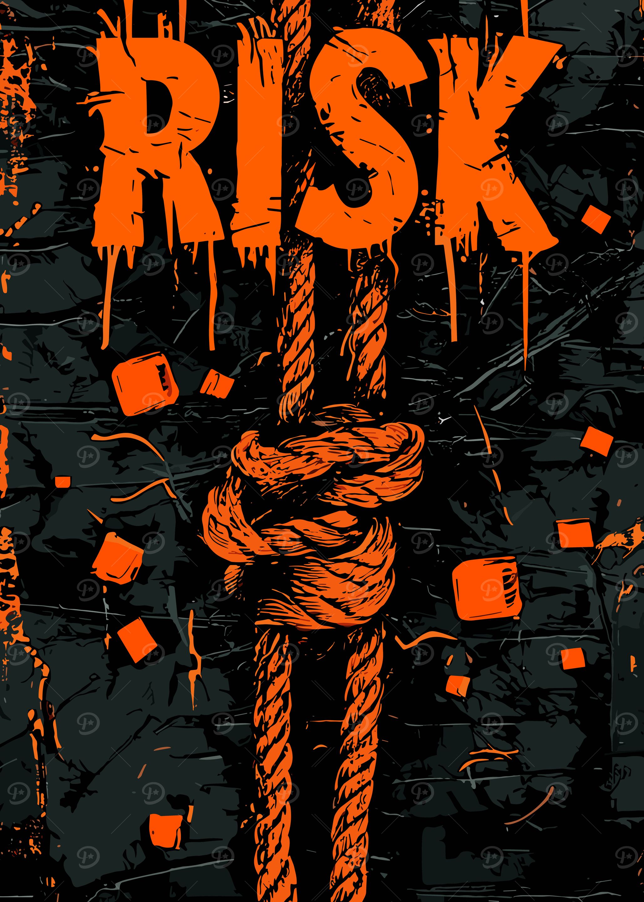 Risk Concept Art with Rope Knot