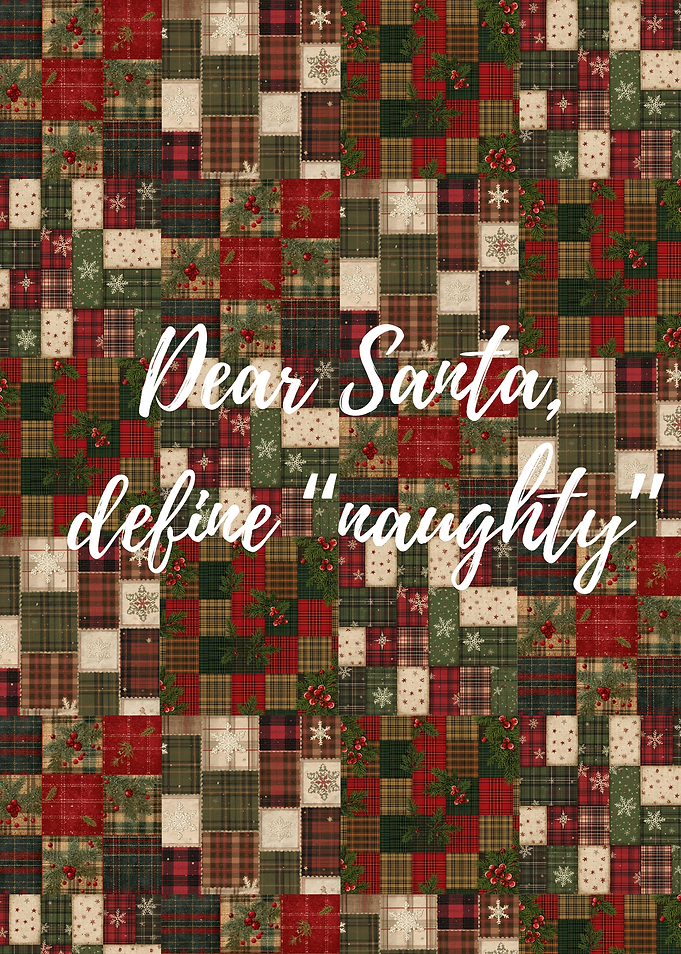 Dear Santa, Define Naughty