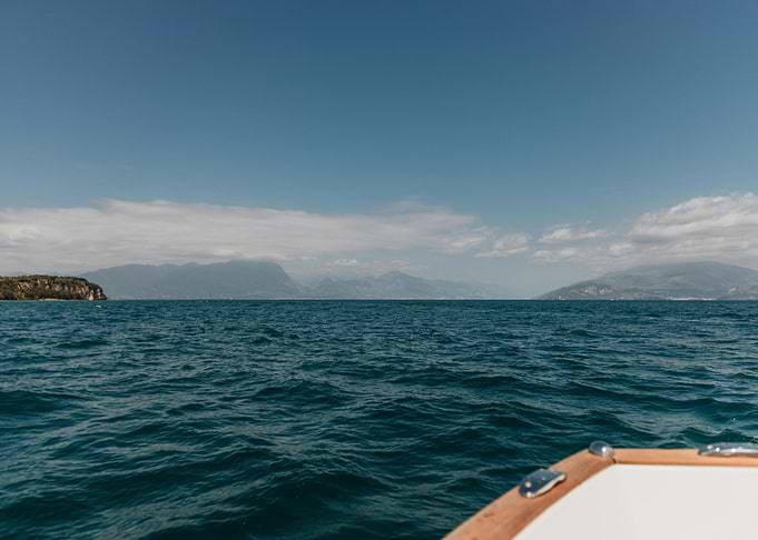 Boat trip on a calm sea