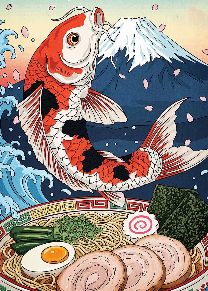 Koi Fish Ramen Bowl
