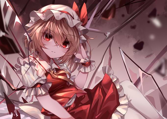Anime Girl in Red Dress