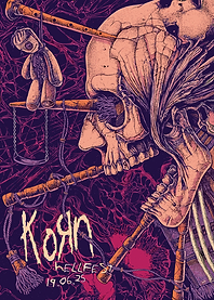 Korn Hellfest 2025 Poster Art