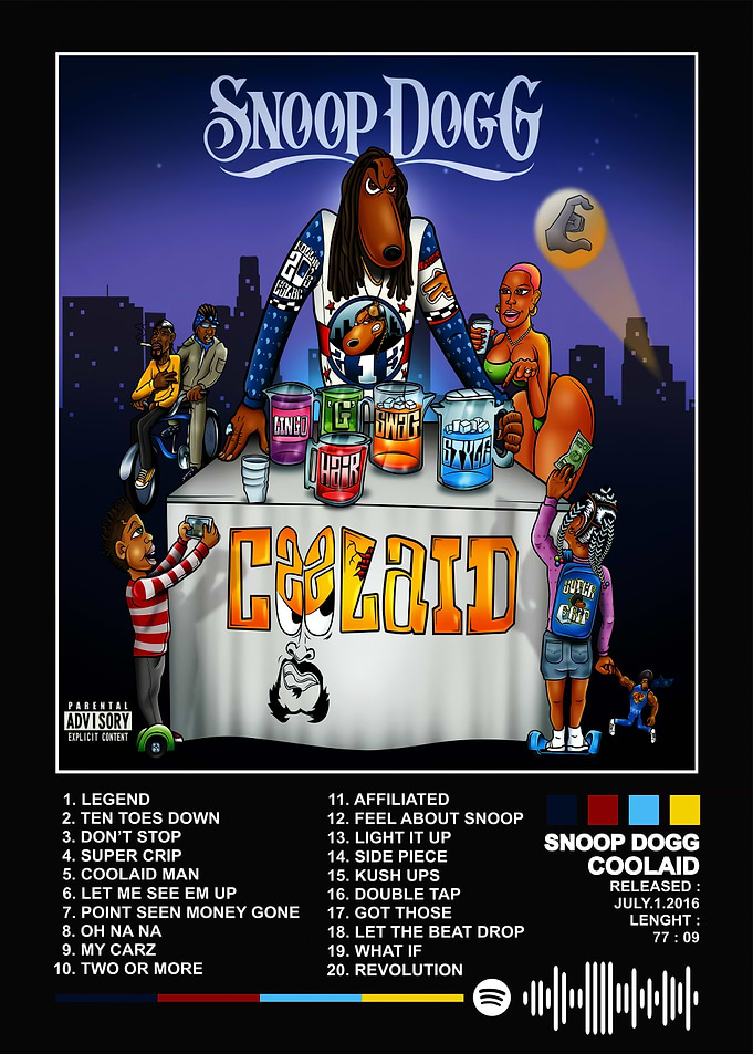 Snoop Dogg Coolaid Album Cover Art