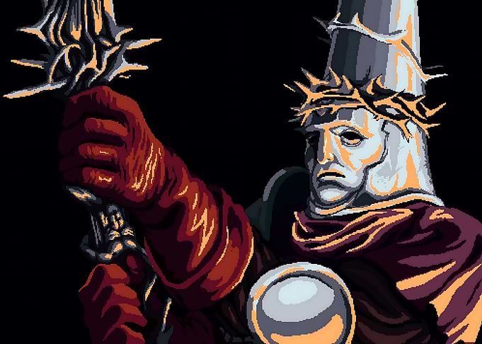 Blasphemous Penitent One Pixel Art