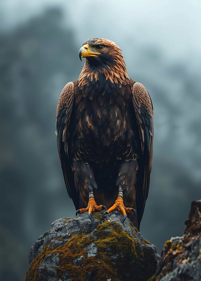 Majestic Eagle of the Mountains