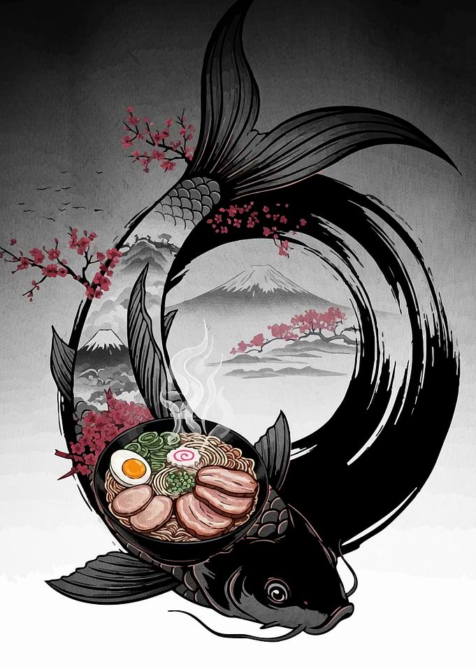 Koi Fish Ramen Bowl