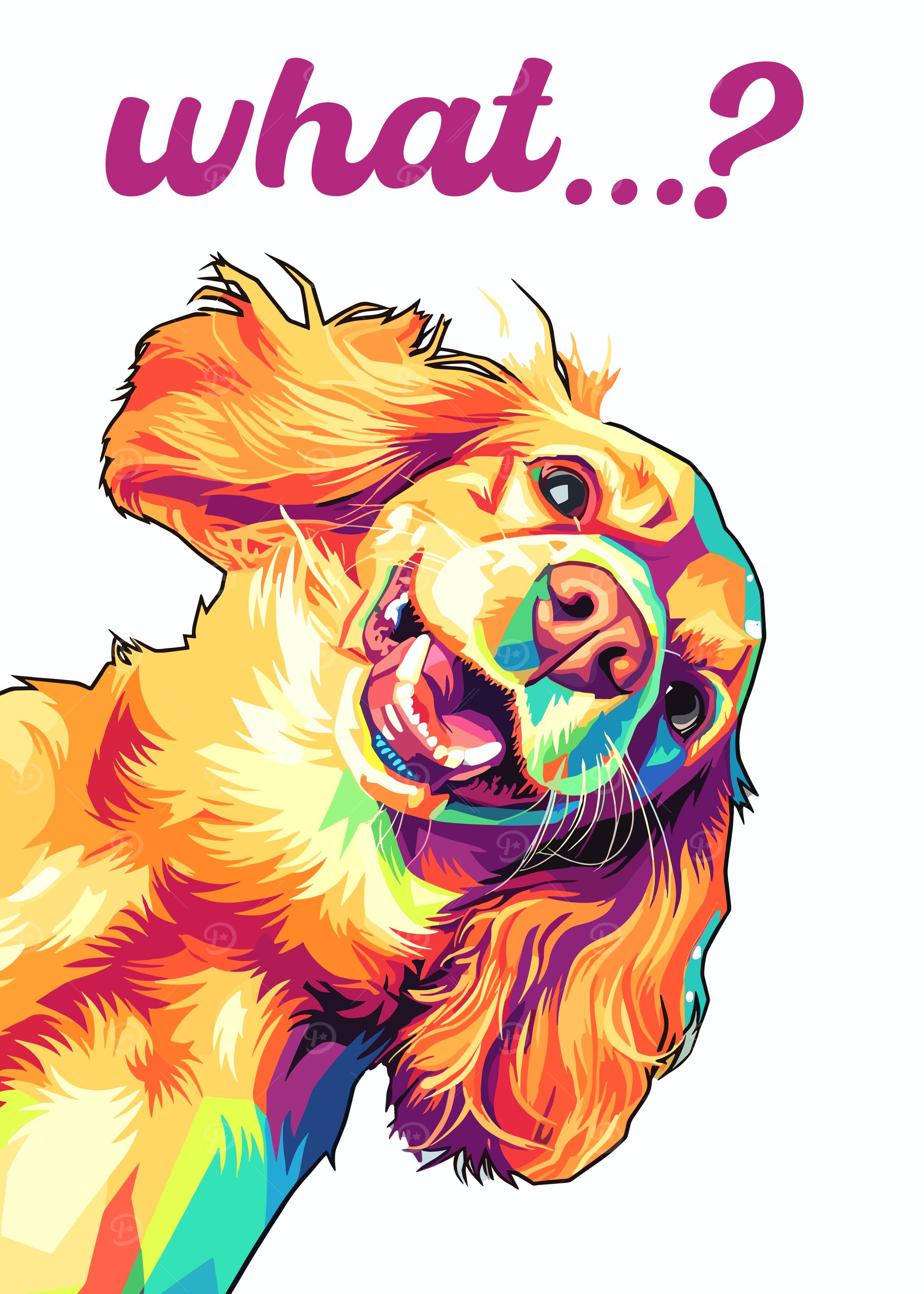 Dog with Question