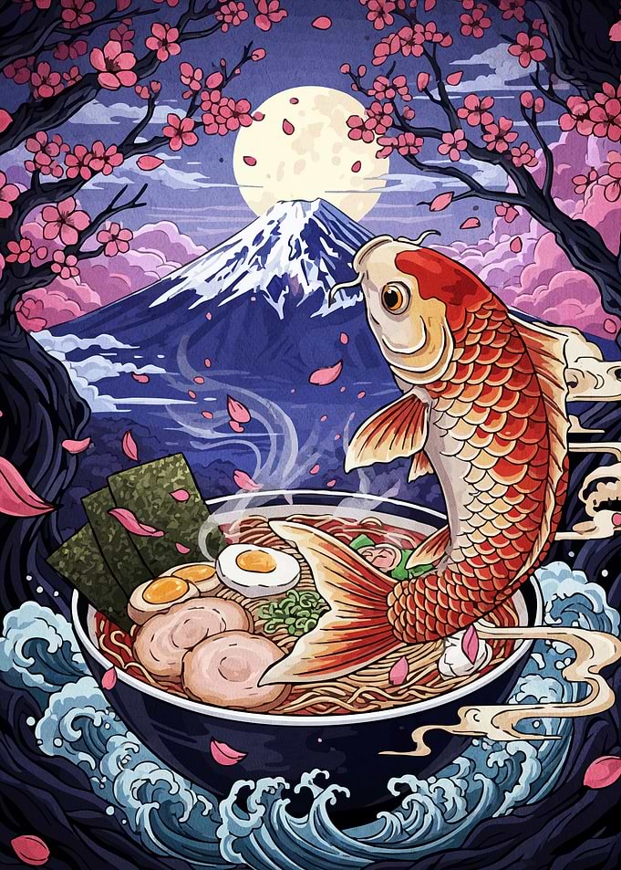 Koi Fish Ramen Bowl