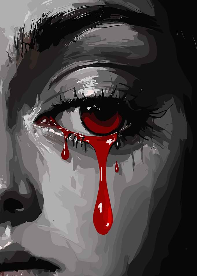Bleeding Eye Digital Art