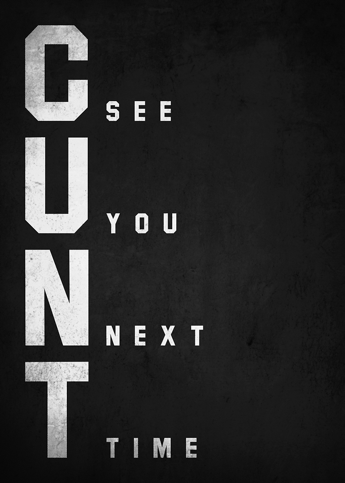 See You Next Time Typography Art