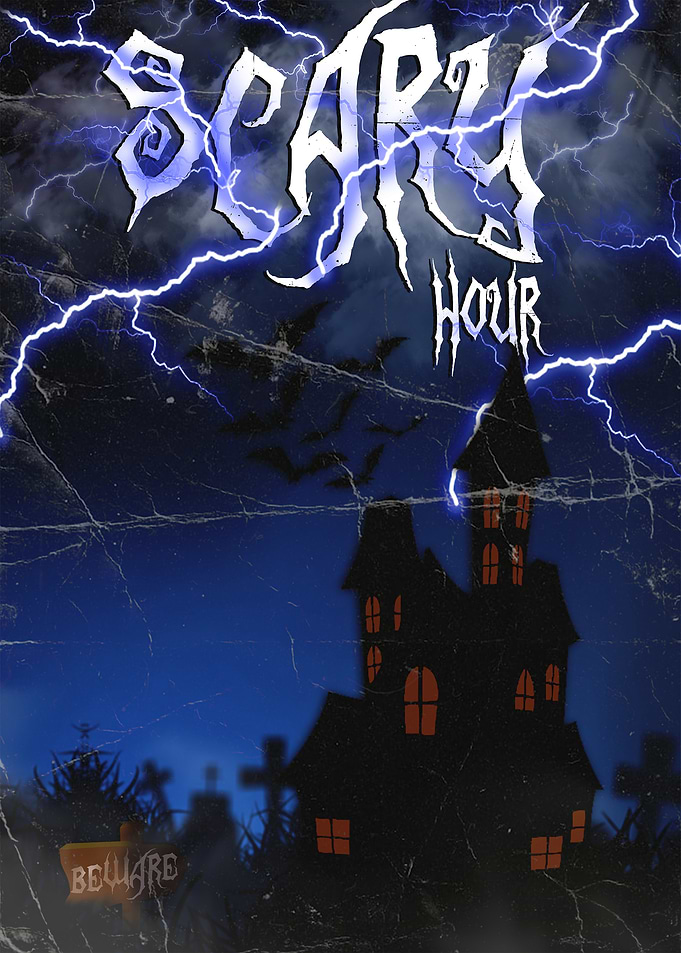 Scary Hour Halloween Poster