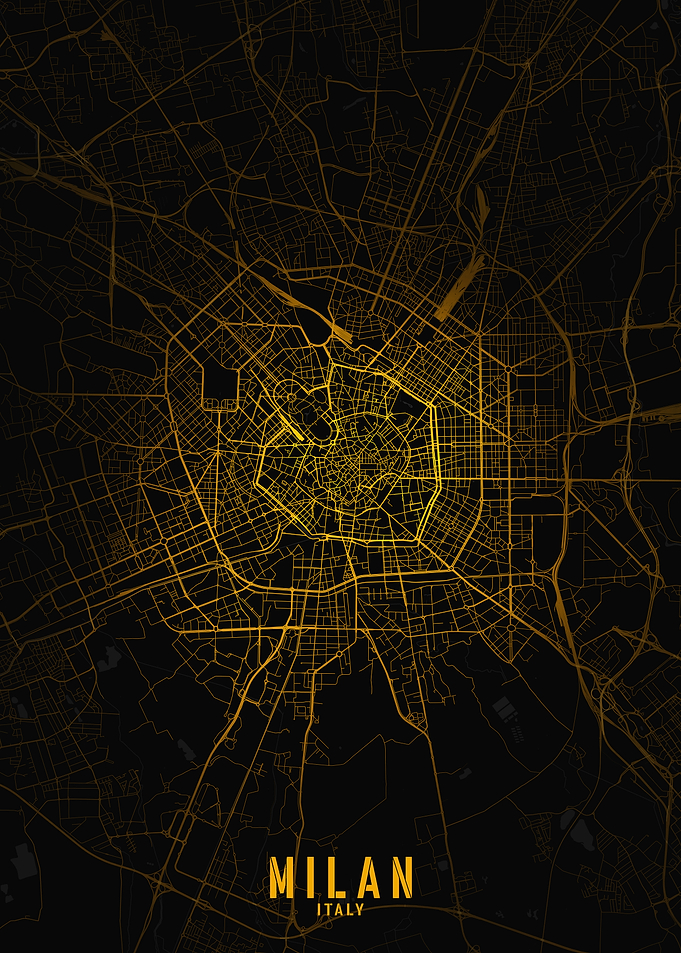 Milan Golden City Map