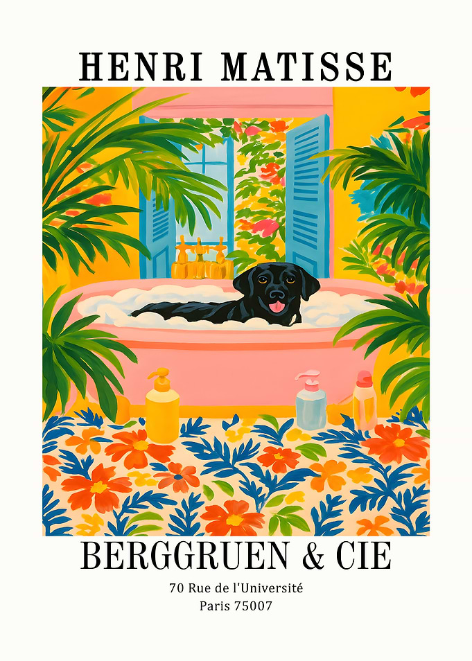 Henri Matisse Dog Bath Art Print