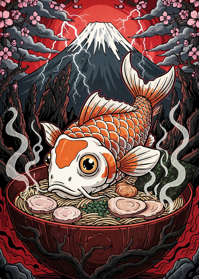 Koi Fish Ramen Bowl