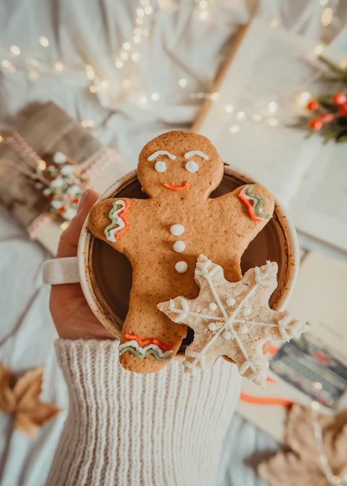 Gingerbread Man and Snowflake Cookies