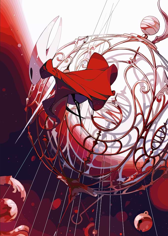 Hornet from Hollow Knight fan art