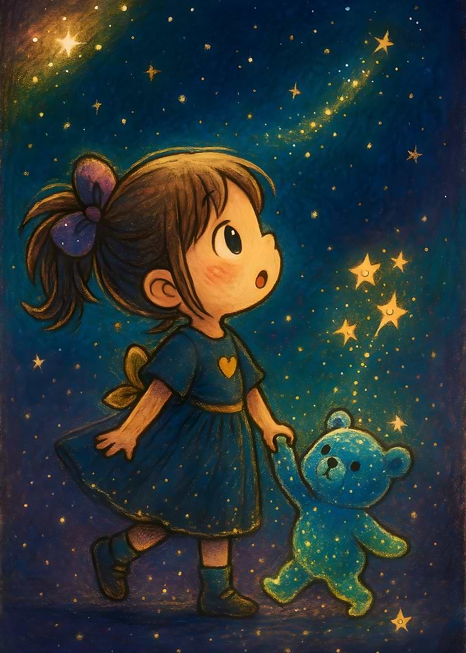 Stargazing with My Cosmic Bear