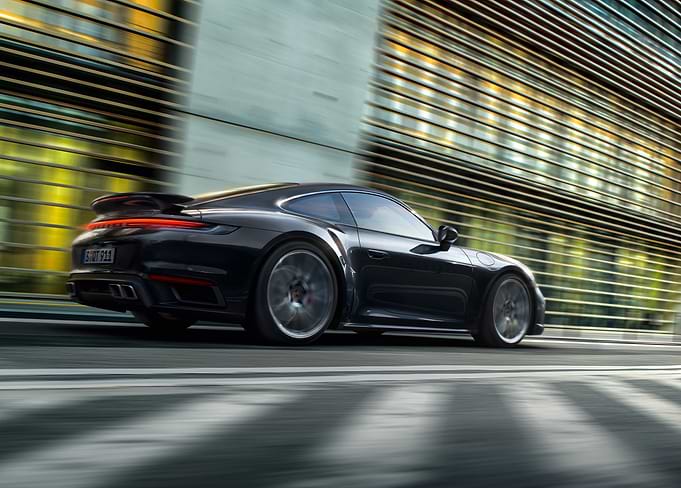 Black Porsche 911 Turbo S