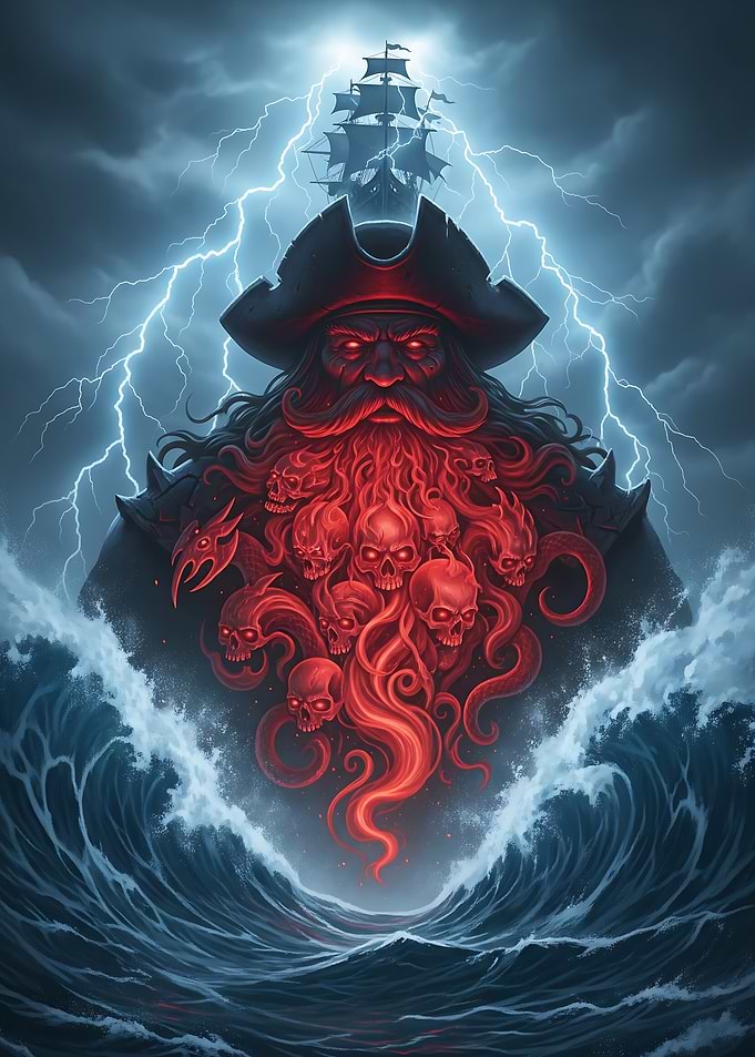Pirate Lord in Stormy Seas