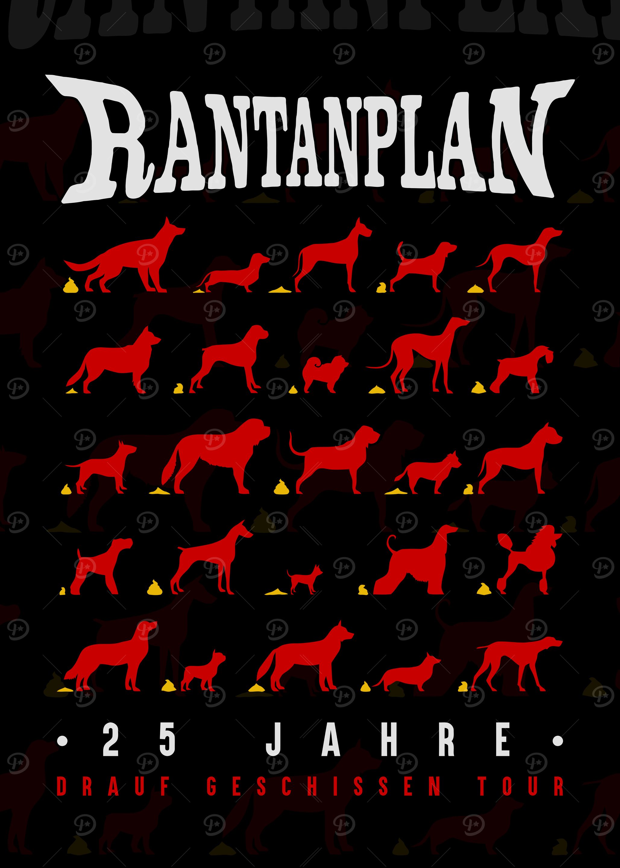 Rantanplan 25 Jahre Tour Poster
