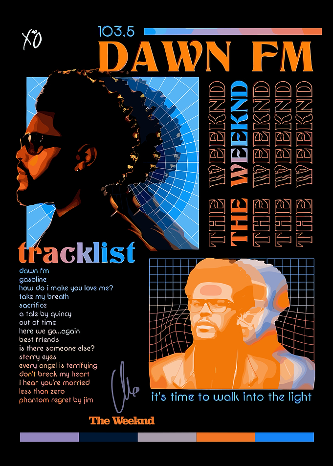 The Weeknd - Dawn FM Album Art