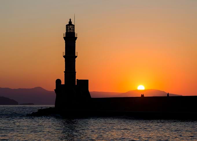 Lighthouse at Sunset