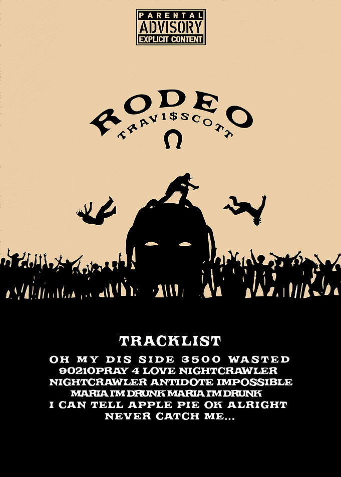 Travis Scott Rodeo Album Cover Art