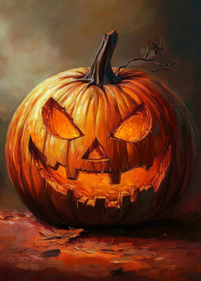 Halloween Pumpkin Painting