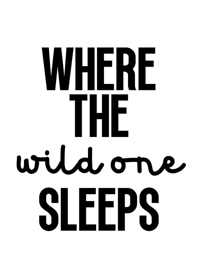 Where the Wild One Sleeps Text