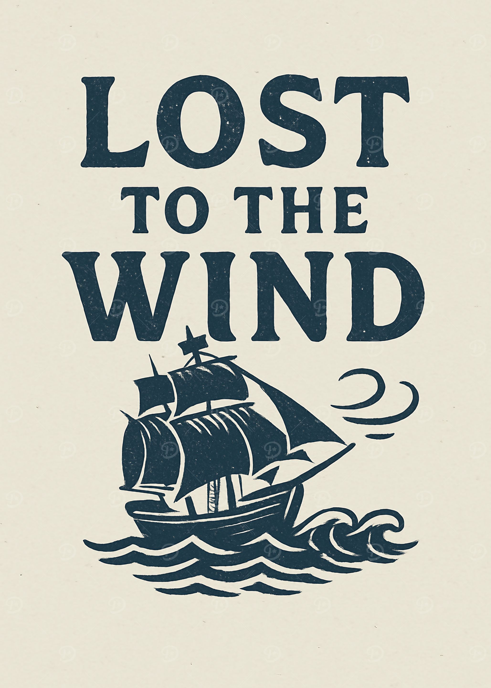 Lost to the Wind Ship Illustration