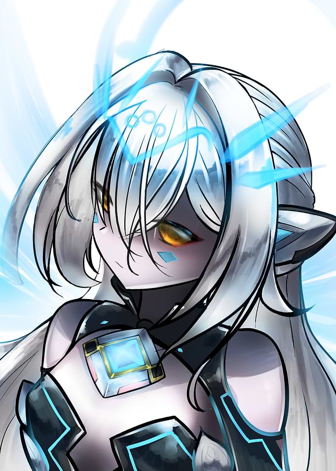 Anime Girl with Futuristic Outfit