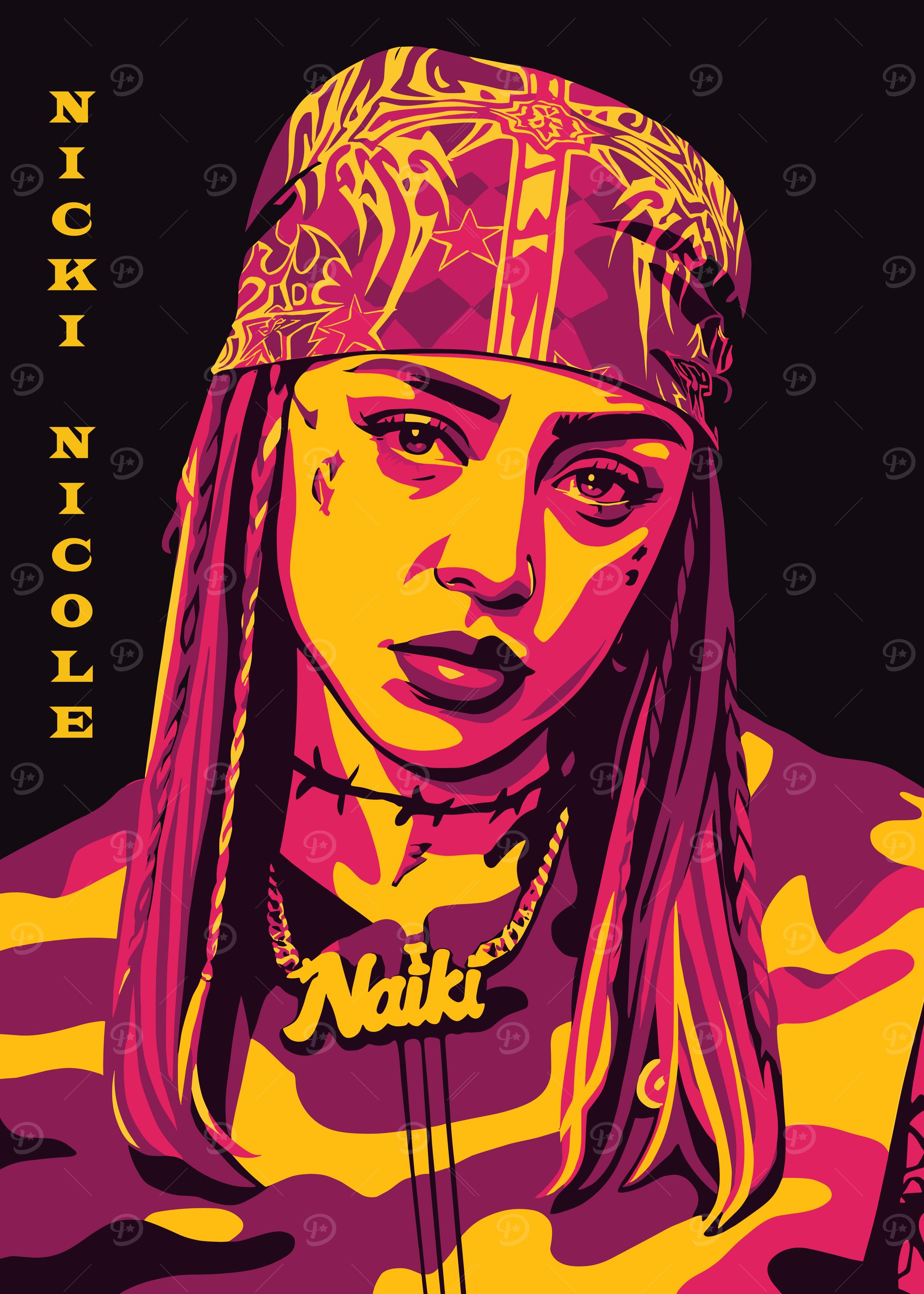Nicki Nicole Portrait Art