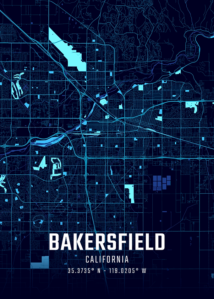 Bakersfield Midnight City Map