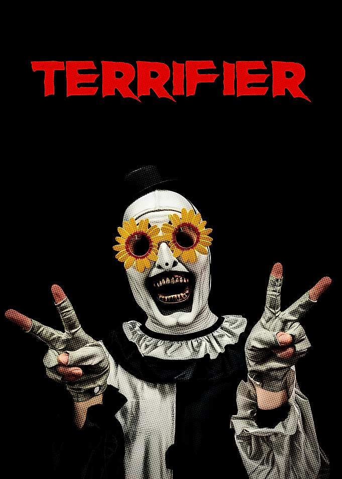 Terrifier Art the Clown with Flowers