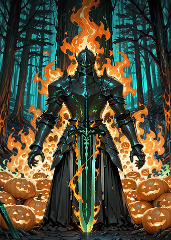 Knight of the Blazing Pumpkins
