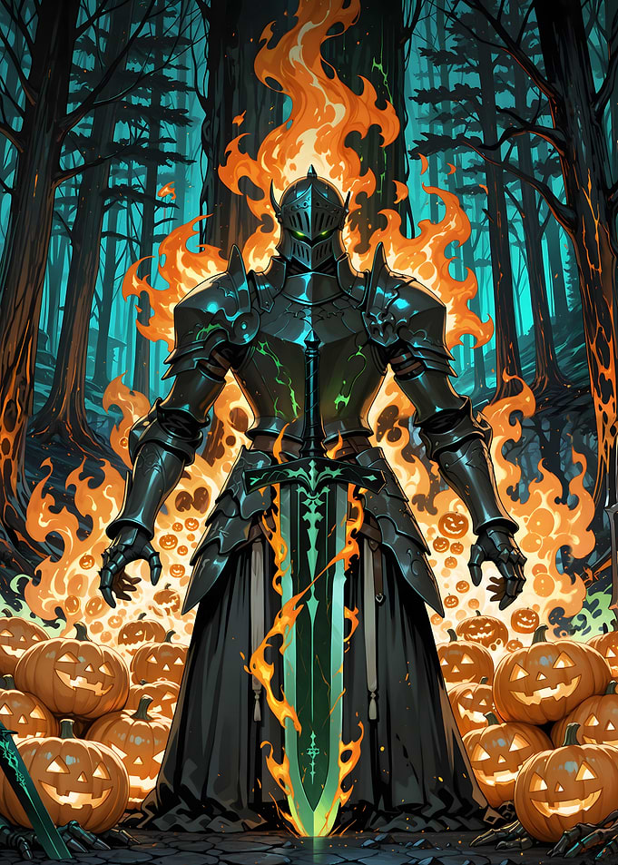 Knight of the Blazing Pumpkins
