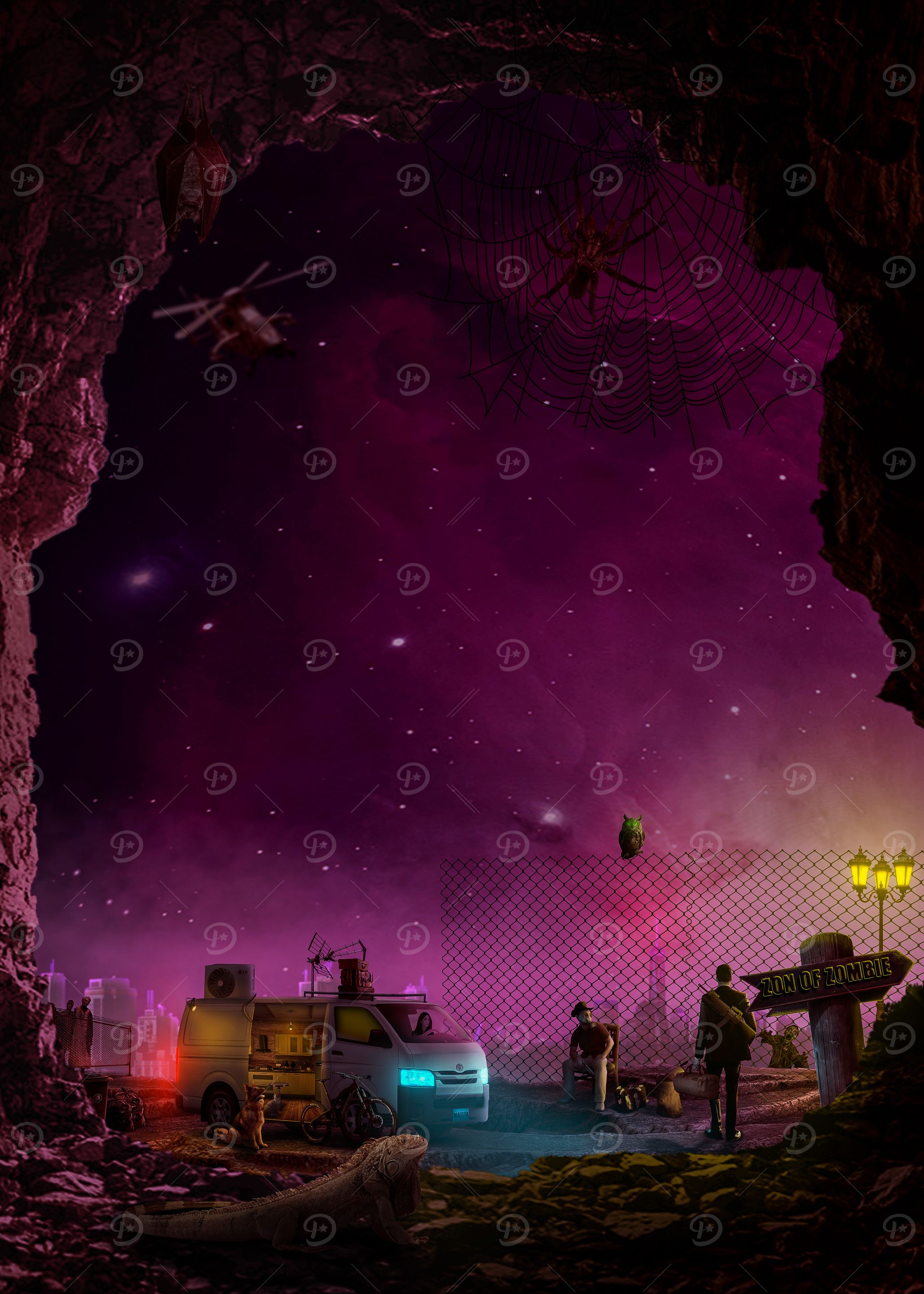 Zone of Zombies: Surreal Cave Scene