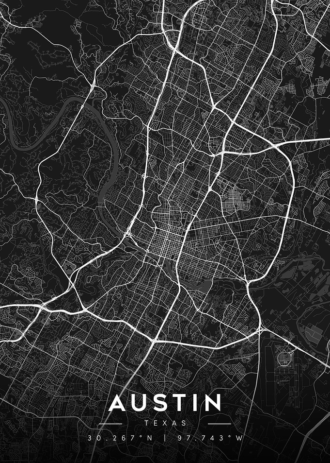 Austin, Texas City Map