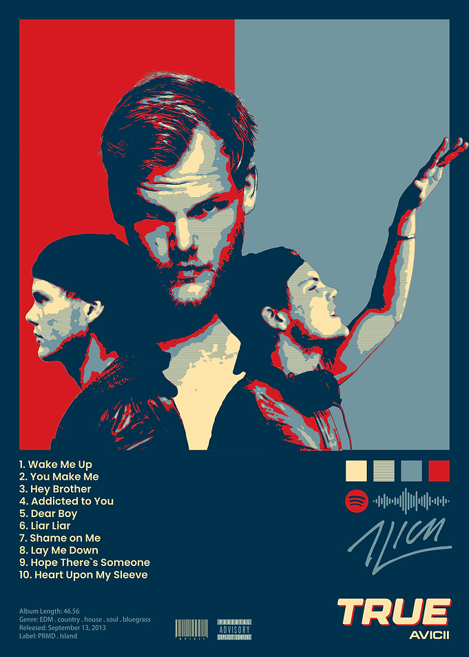 Avicii True Album Cover Art