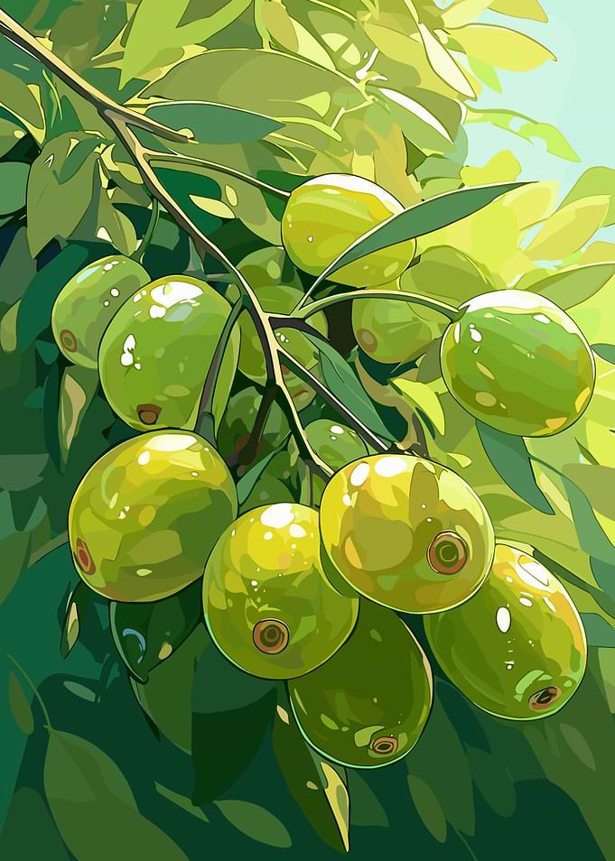 Olive Branch Illustration
