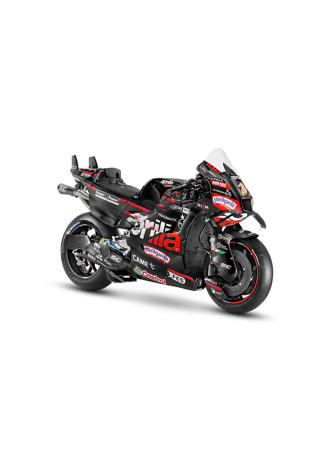 Aprilia RS Gp25 Racing Motorcycle Isolated on White