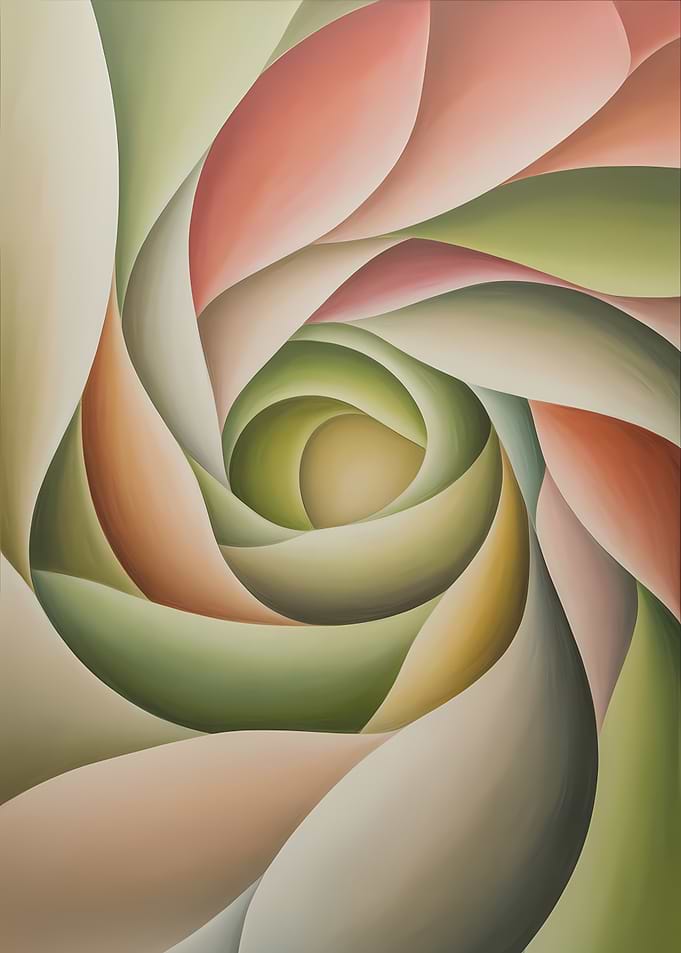 A Peaceful Swirl of Petals