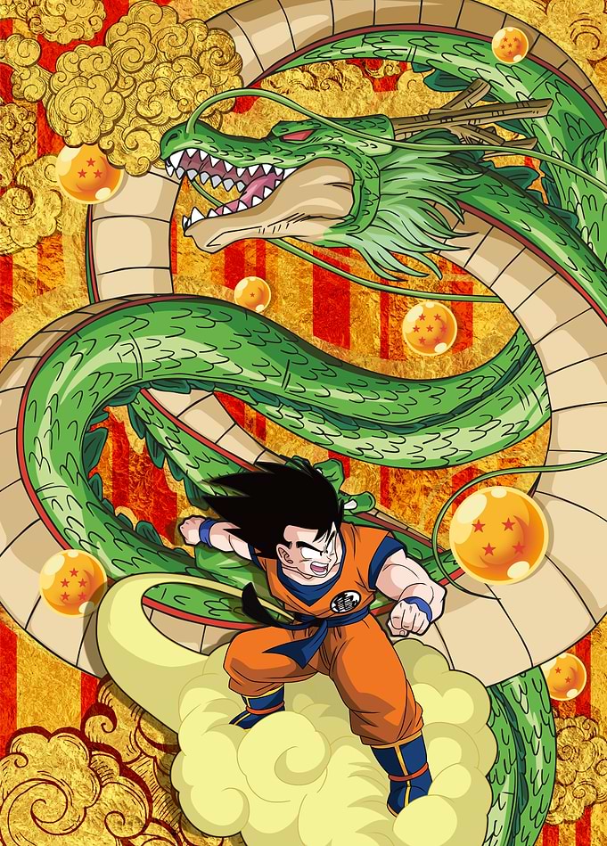 Shenron with Son Goku