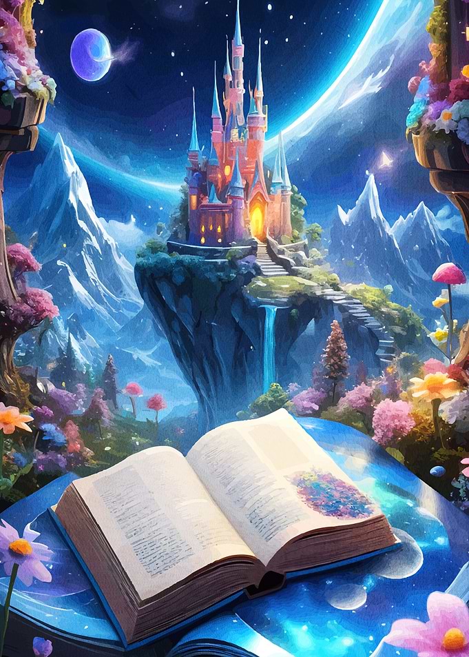 Fantasy Castle Book Landscape