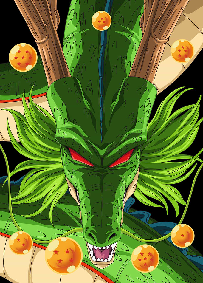 Shenron: Eternal Dragon's Fiery Gaze