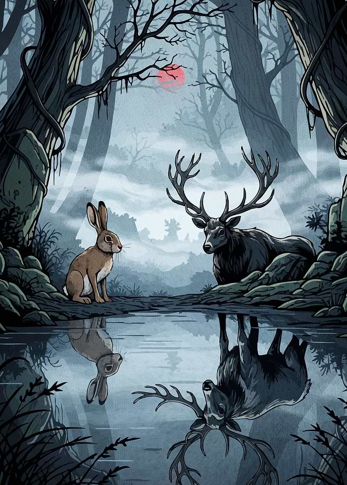 Hare Deer Water