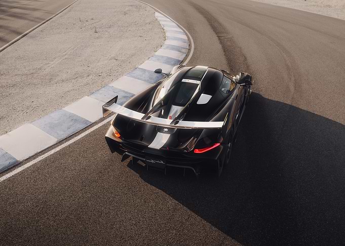 2026 Koenigsegg Seidar Spears on Racetrack